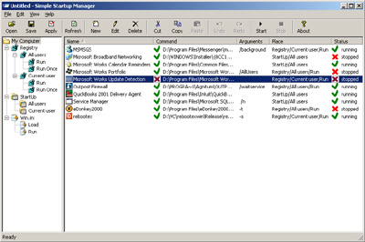 Screenshot for Simple Startup Manager 1.16